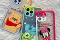 Disney iPhone bumper phone case and colored lens protector